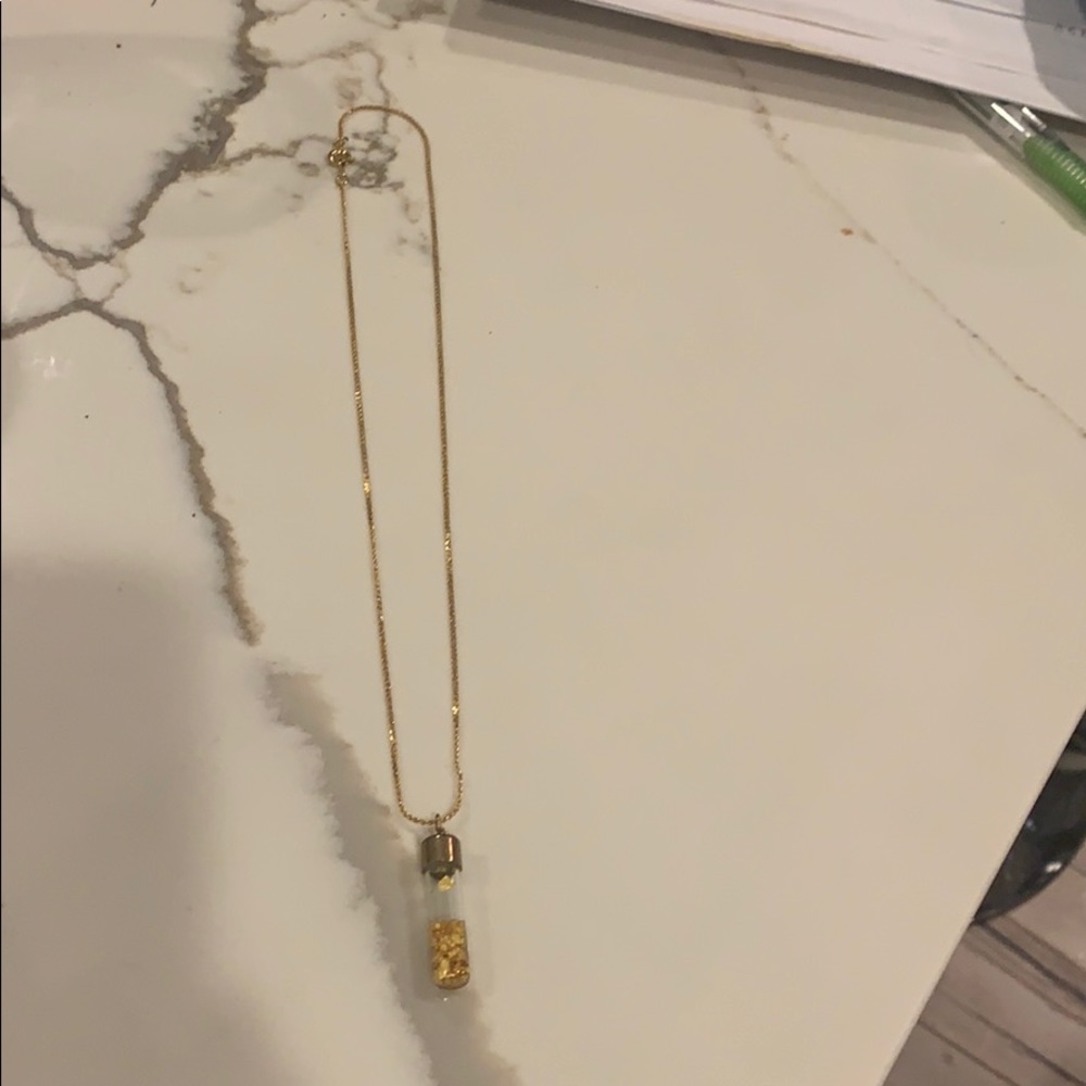 Real gold necklace and gold chain